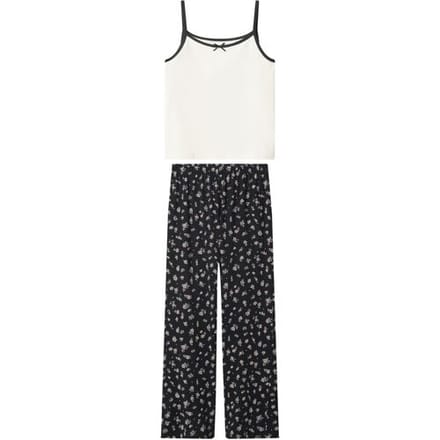 Esmara Kids Kinder pyjama (Wit/zwart, 146/152)
