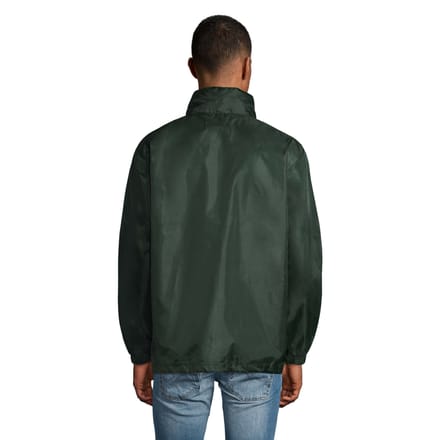 SOLS Unisex windjack met shift voor volwassenen (Bosgroen)