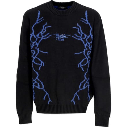 Mannen Lightning en Logo Jumper zwart/blauw