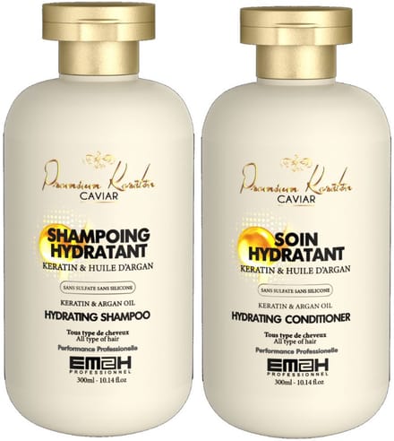 Premium Keratin Caviar Hydra Intense Ritual - Shampoo & Hydraterende verzorging - 2x300ml