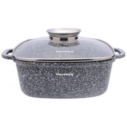 Klausberg 7530 - Marmerlook pan - 24 cm - 4.4 liter