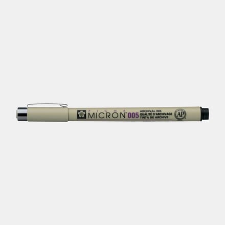 Sakura Pigma Micron 005 pen zwart