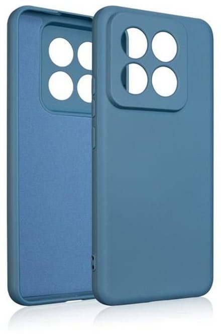 Beline - Siliconen Telefoonhoesje - Xiaomi 14 Pro - Blauw - Ergonomisch - Krasbestendig