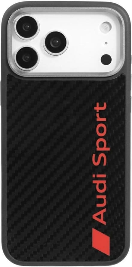 Audi Carbon Fiber Hoesje Voor Iphone 17 Pro Max Magsafe Met Bescherming