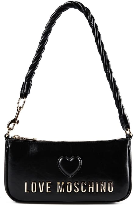 Love Moschino Cipria Schoudertas Leder 25 cm - Dames - nero