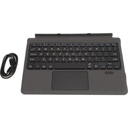 Clavier sans fil Bluetooth pour Surface Go 3 pour ordinateur portable rechargeable léger et fin black