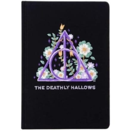 Harry Potter: Deathly Hallows Embroidered Journal - Harry Potter - Insight Editions