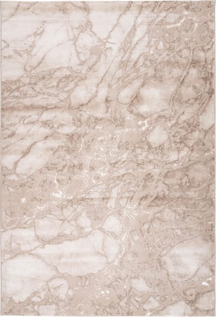 Marmaris Vloerkleed – Beige – Marmerlook Design – Modern & Laagpolig – 240x330 cm