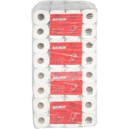 Katrin | Toiletpapier | 2-laags | 250-vel | wit | zak à 64 stuks