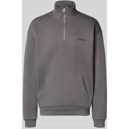 Sweatshirt met labelprint