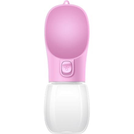 Pet Care Cup draagbare waterfles voor honden Roze
