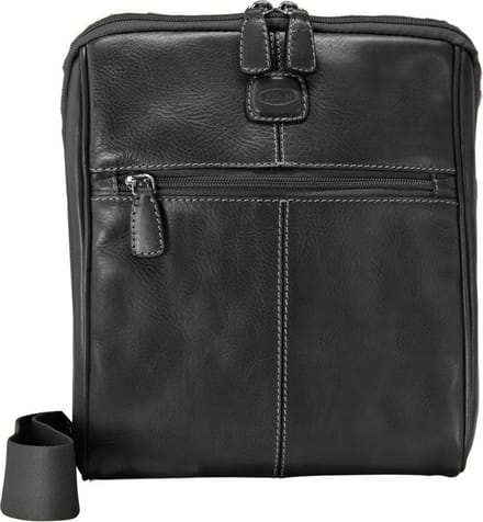 Bric's Life Pelle Leren Schoudertas 24 cm - Dames - black