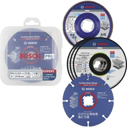 Bosch Accessories 2608619374 Lamellenschuurschijf Diameter 125 mm 5 stuk(s)