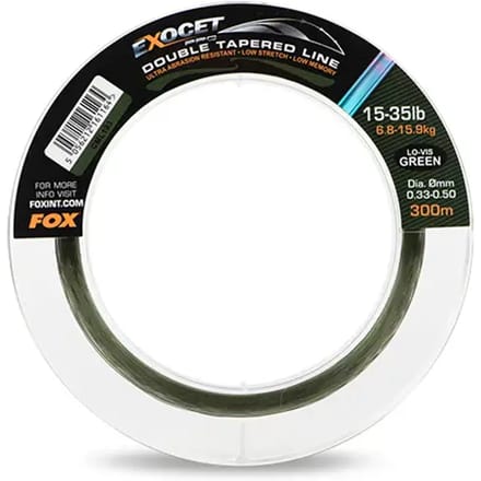 Fox double tapered line 10-35lb 0.26mm - 0.50mm x 300m
