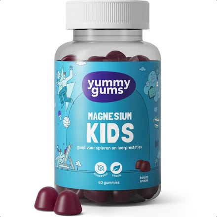 Yummygums • Magnesium kids gummies • Magnesium citraat • 60 gummies