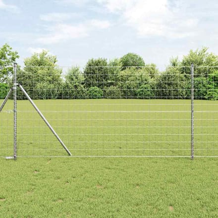 vidaXL - Euro - Hek - 1 - x - 10 - m - PVC-gelaagd - ijzer