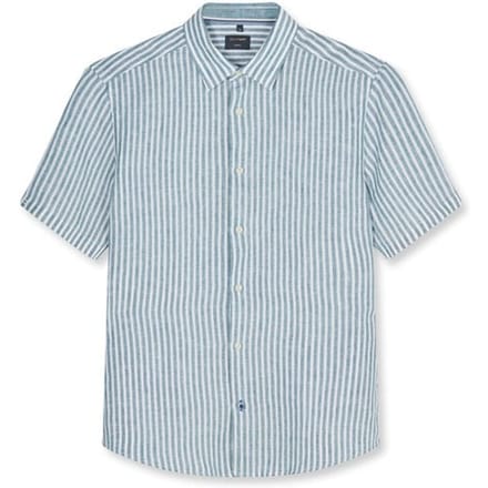 OLYMP Casual Overhemd, Regular Fit, Kent, Smaragdgroen