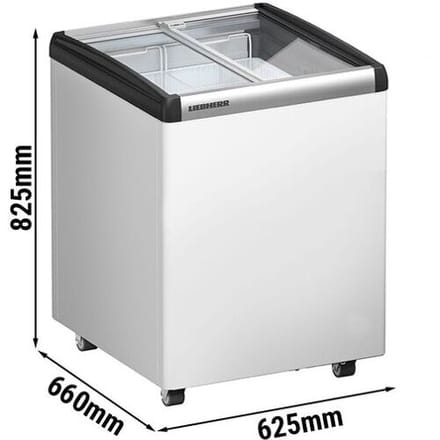 Liebherr Vrieskist - 104 liter - glazen schuifdeksel - Wit
