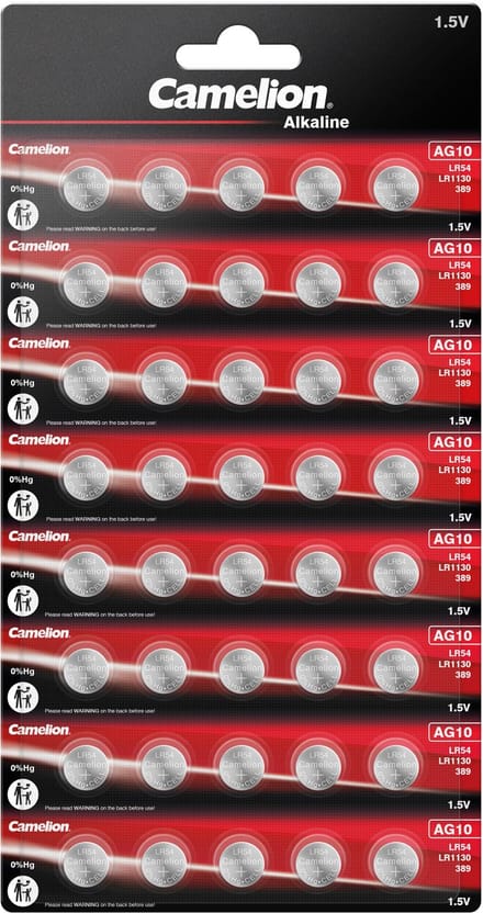 Camelion AG10 / LR54 1,5V blister 40