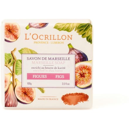 L'Ocrillon Solid Marseille Soap Figs 100 g