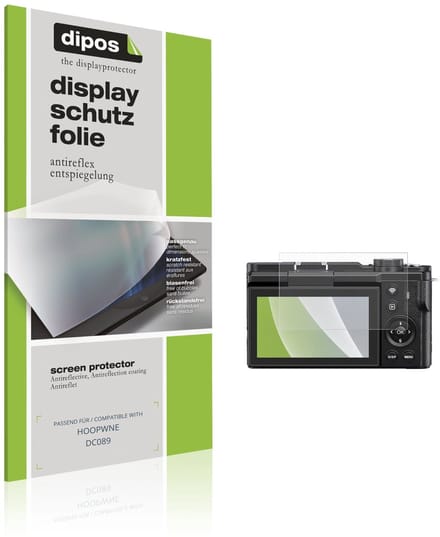dipos – 4x Matte Beschermfolie geschikt voor HOOPWNE DC089 | Krasbestendige & antireflecterende Screenprotector Ultra-Thin