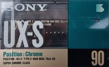 Sony UX-S 90 Type II Chrome Position Cassettebandje