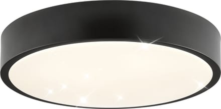 Brilliant Slimline Starry - Ø 29.3 cm - LED 6W - 4000K - Zwart/Wit