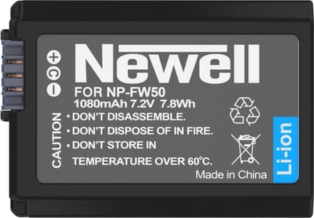 Newell DUAL-Channel Charger Set en 2x NP-FW50 Accu's