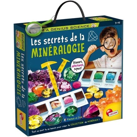 Les secrets de la minéalogie - Kit Scientifique - I'M A GENIUS - Minéraux authentiques