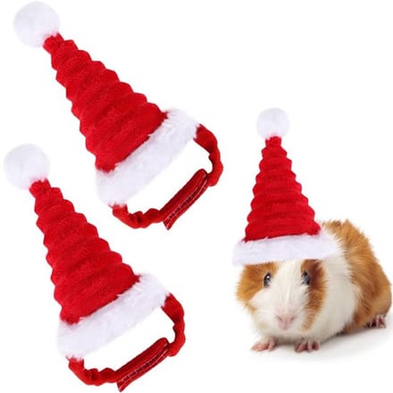 Kerstaccessoire - Hamster met Sinterklaashoed
