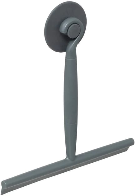 5Five Douchewisser - grijs - met zuignap ophangsysteem - raamwisser - 23 cm