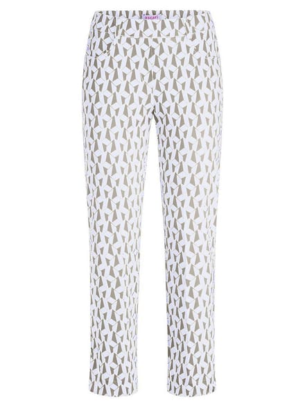 Enkellange broek Van Peter Hahn wit