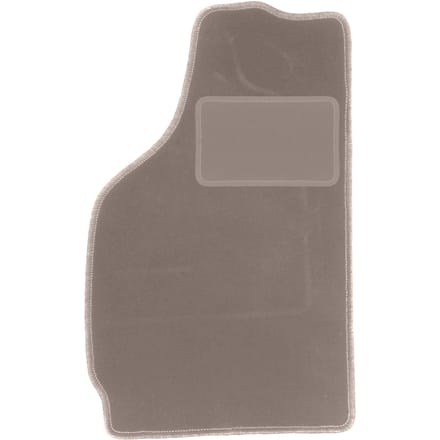 Beige bestuurdersmat voor: Daewoo Tico hatchback (1996-2001)