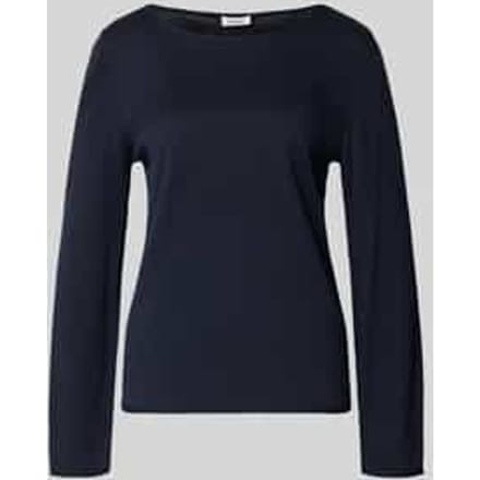 Regular fit pullover van mix van katoen en viscose