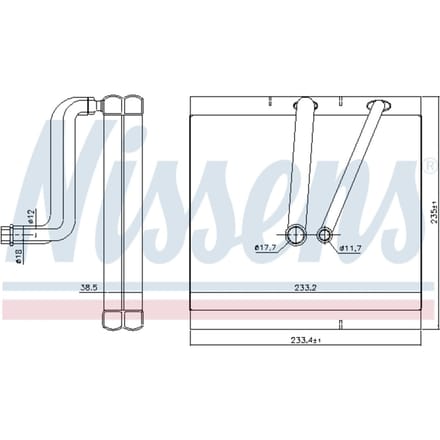 Verdamper, airconditioning NISSENS 92381
