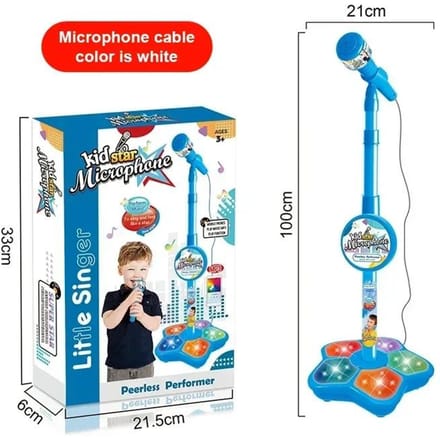 Microfoonstandaard Speelgoed voor Kinderen, Draagbare Kinder Karaoke Elektronisch, Duurzame Party Karaoke Microfoonstandaard, Kinder Karaoke Machine