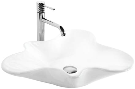 Rea Izolda - Opzetwastafel - Wit - 53X46X12Cm