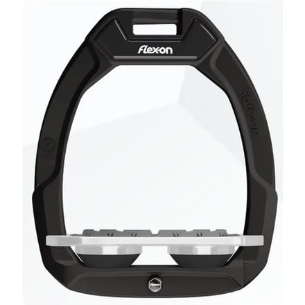 Veiligheidsstijgbeugels Plat Grip Zwart/Grijs/Zwart Flex-On Safe-On