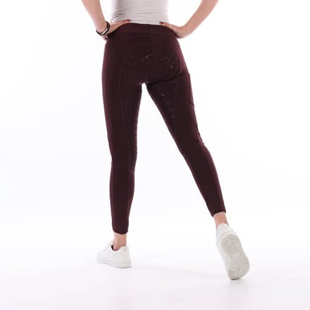 Epplejeck Paardrijlegging Epplejeck Ejphebe Full Grip Kids Donkerrood - 152