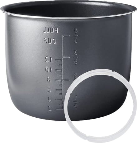 MELTAZO Multicooker Binnenpan, Binnenpot (6 liter), Afdichtring, Sealing Ring