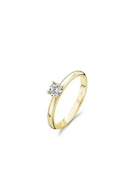 Blush Dames Ring Goud - Goudkleurig - 16.50 mm / maat 52