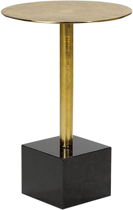 COLIBRI - Bijzettafel - Zwart/Goud - Metaal