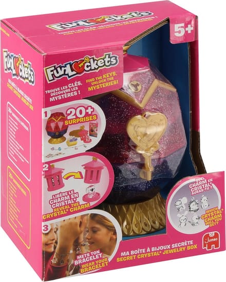 Boîte a Bijoux - Taldec - Funlockets - Ma Boîte a Bijoux Secrete - Plus de 20 Surprises