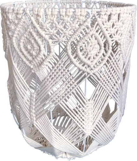 Lavandoux - Macramé Mand - Bohemian - ø30cm - Naturel