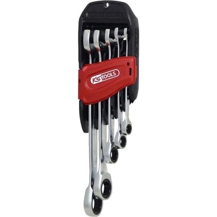 KS Tools 503.5205 Ring-steeksleutelset 5-delig Sleutelbreedte (metrisch) 19 mm