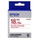 Epson LK-5WRN standard tape rood op wit 18mm (origineel)
