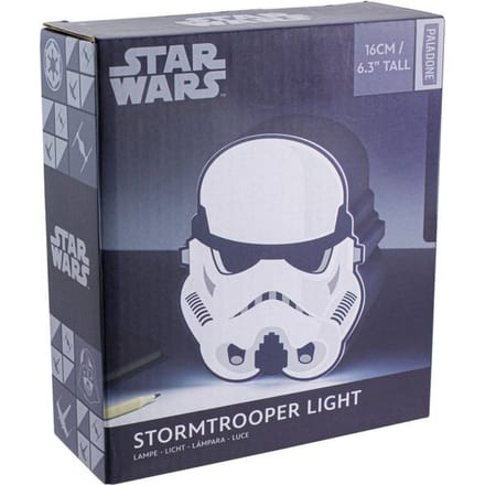 Paladone Star Wars Stormtrooper Bureau Lamp - Wit & Zwart, 17 cm