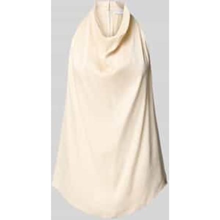 Top met halter van mix van viscose en lyocell