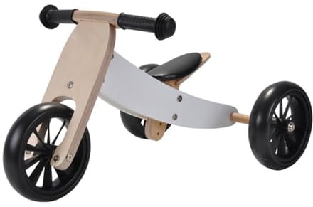 Slimme 4in1 Kinderfiets - Wit - Balansfiets voor Kinderen vanaf 1 Jaar