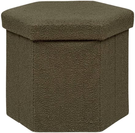 Dailygoods - Jaiko Opvouwbare Zitzak - Kakigroen, 40 x 38 cm